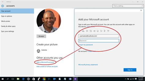 Sign in to your Microsoft account.